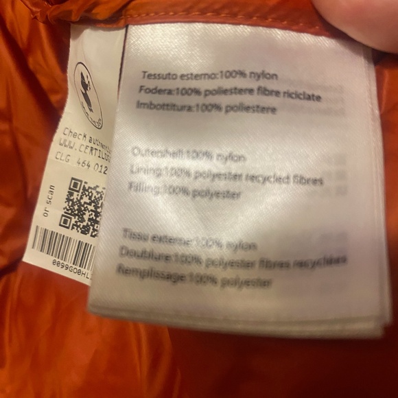 SAVE THE DUCK navy puffer coat in size M - Picture 5 of 12